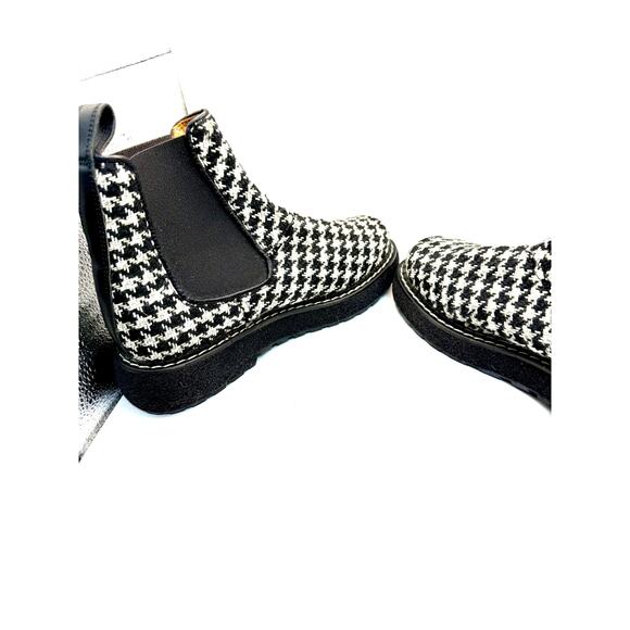 Flamingoes Paris houndstooth Chelsea boots 37 - Picture 6 of 10